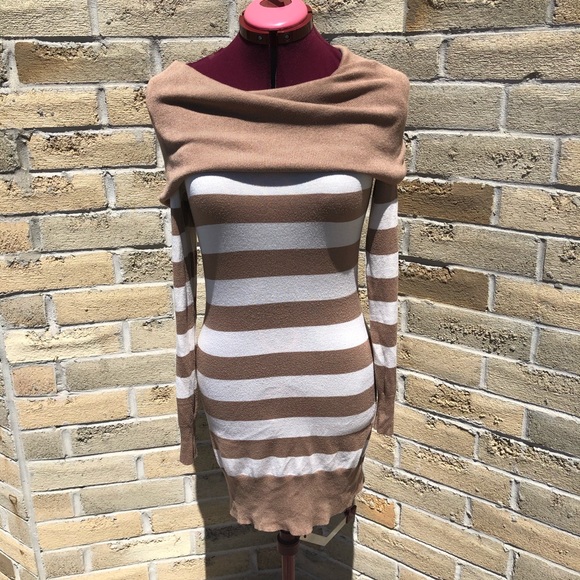 French Connection Bambi Cowl Neck Sweater Dress - Picture 6 of 8